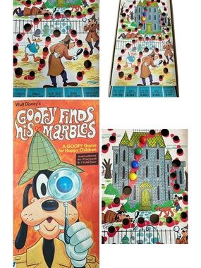 Vintage Disney 1970 “Goofy Finds His Marbles” board game